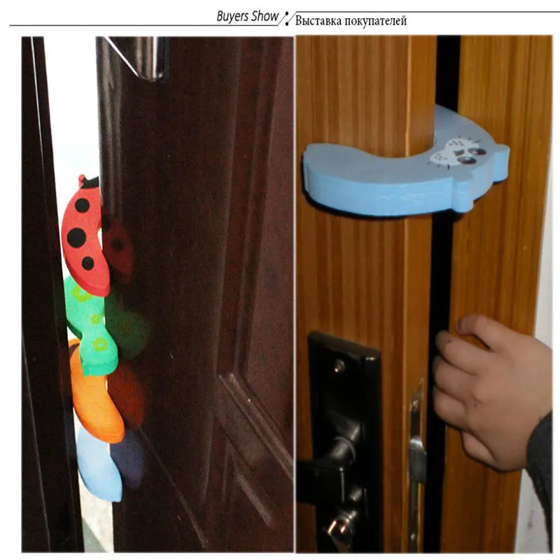 Safety Lock Children Protection Door Stopper EVA Door Holder Baby Safety Protection For Children Drawer Door Lock