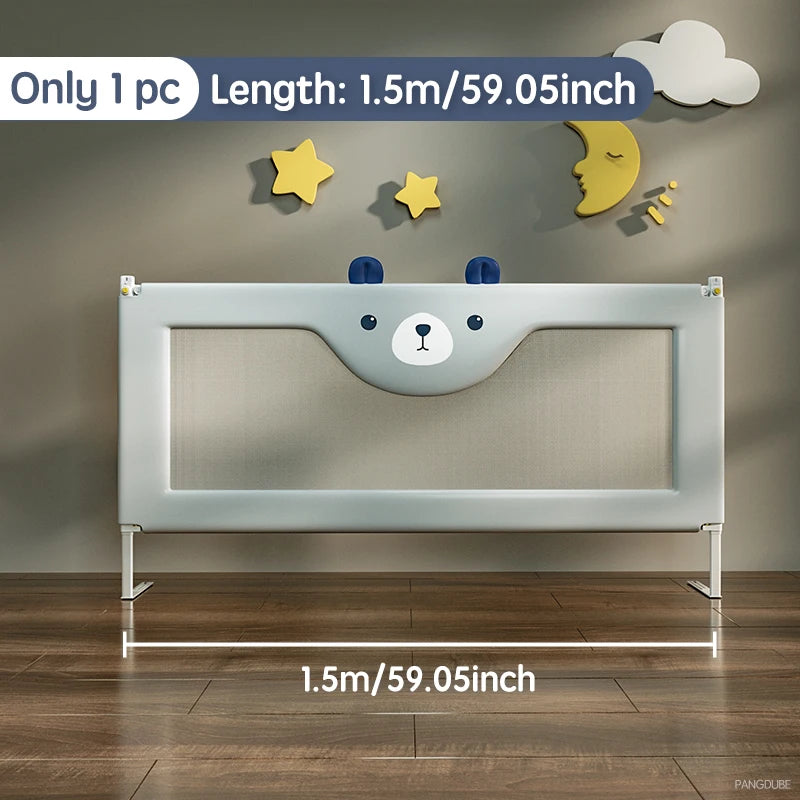 PANGDUBE 1pc Baby Safety Bed Barrier Baby Bed Rail Guard Child Safety Railings for Bed Protection Fence Barrier for Baby Playpen