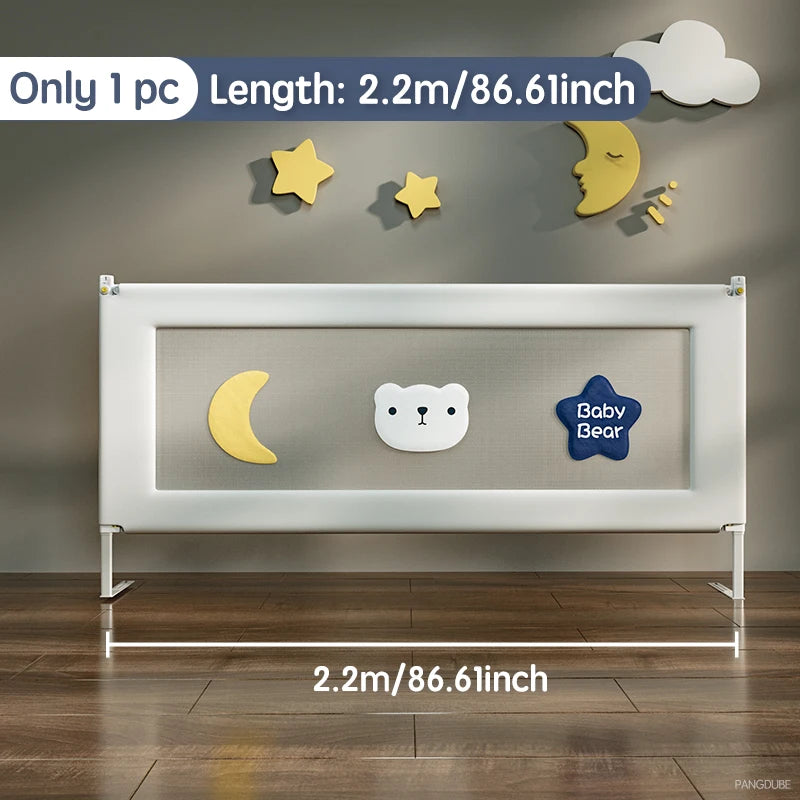 PANGDUBE 1pc Baby Safety Bed Barrier Baby Bed Rail Guard Child Safety Railings for Bed Protection Fence Barrier for Baby Playpen