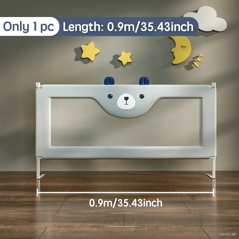 PANGDUBE 1pc Baby Safety Bed Barrier Baby Bed Rail Guard Child Safety Railings for Bed Protection Fence Barrier for Baby Playpen