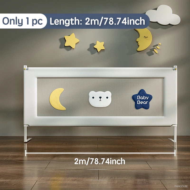 PANGDUBE 1pc Baby Safety Bed Barrier Baby Bed Rail Guard Child Safety Railings for Bed Protection Fence Barrier for Baby Playpen
