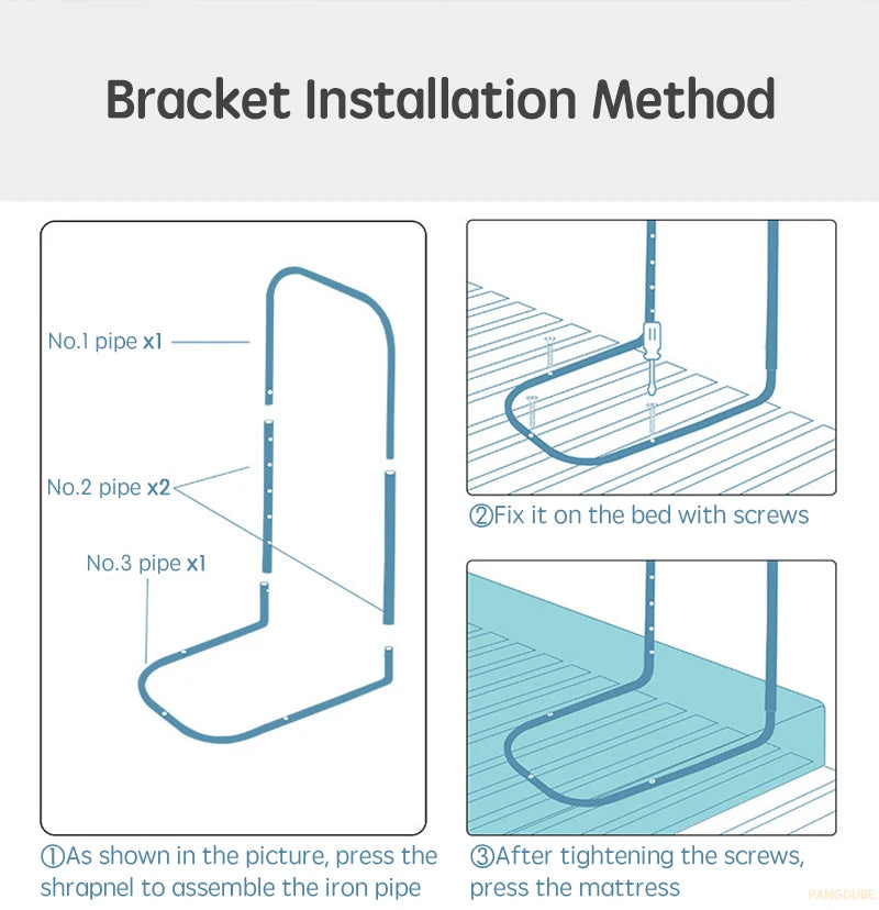 1pc Child Bed Barrier for Baby Bed Fence Railing for Children's Bed Protection Safety Railings for Babies Bed Rail Guard for Kid